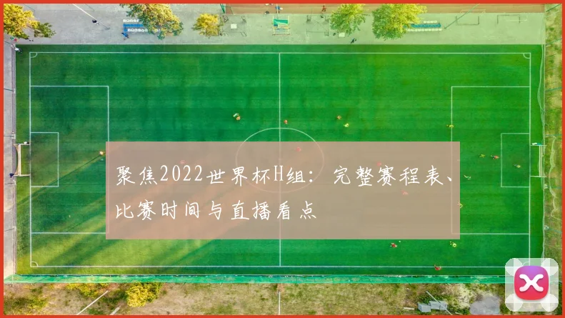聚焦2022世界杯H组：完整赛程表、比赛时间与直播看点